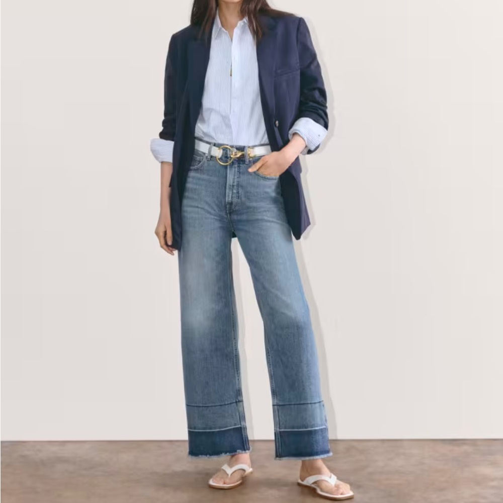 NWOT Everlane Way-High Sailor Jean in Tint Blue size 26